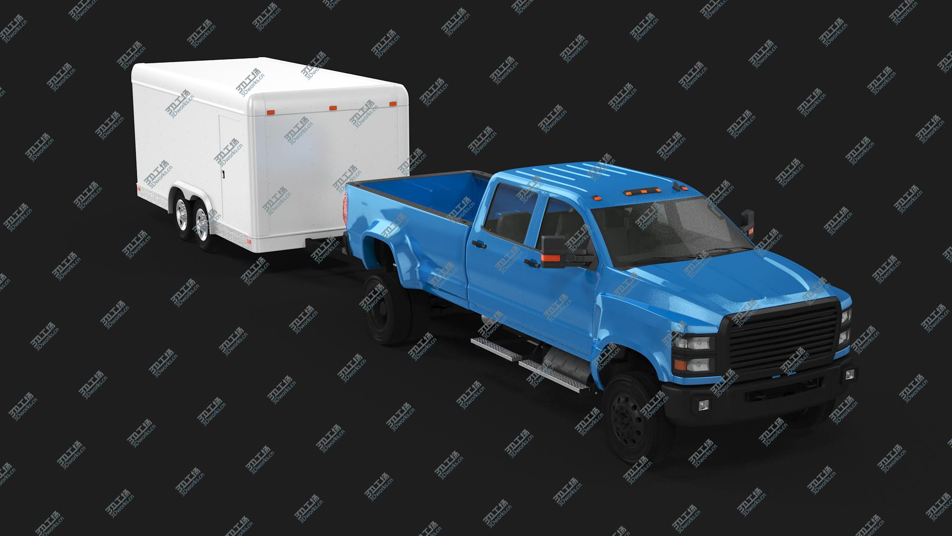 images/goods_img/202105071/3D model Large Pickup and Cargo Trailer/5.jpg